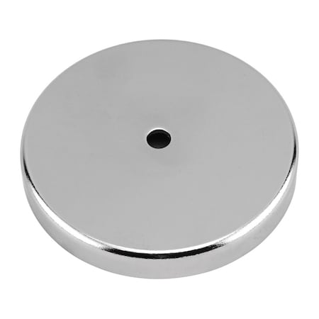 Master Magnetics Magnet Source .18 in. L X 1.21 in. W Silver Round Base Magnet 10 lb. pull 2 pc 07515